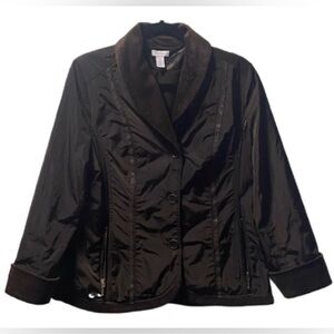 Chico’s Women Dress Jacket Brown Size 1